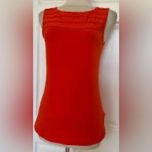 🦋Banana Republic Women’s Orang Top, Sleeveless Blouse.Size MP